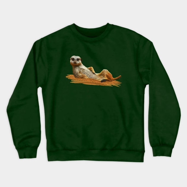 Meerkat Crewneck Sweatshirt by sibosssr